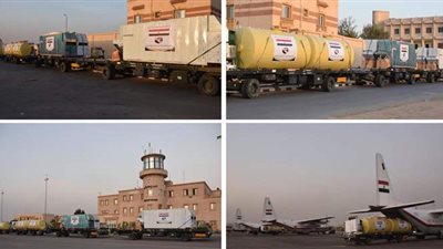 مصر ترسل خطوط إنتاج الخبز الميدانية للأشقاء بالسودان  على متن 3 طائرات عسكرية