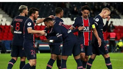 باريس سان جيرمان يسحق انجيه 1/6 في الدوري الفرنسي