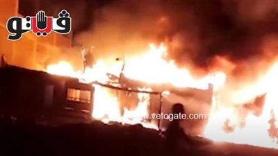 الأهالي يكشفون سبب حريق عرب الحصن بالمطرية | فيديو