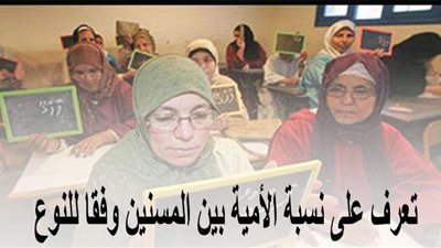 تعرف على نسبة الأمية بين المسنين وفقًا للنوع | إنفوجراف