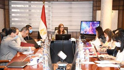 وزيرة التخطيط  تلتقي الرئيس التنفيذي للهيئة العامة للاستثمار والمناطق الحرة