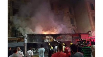 السيطرة على حريق بمحل زهور في الإسكندرية