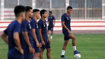 فقرة بدنية قوية للاعبي الزمالك خلال تدريبات اليوم