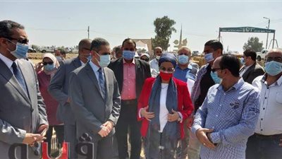 محافظ الغربية يستقبل وزيرة البيئة لتفقد عدد من المواقع بالمحلة وبسيون