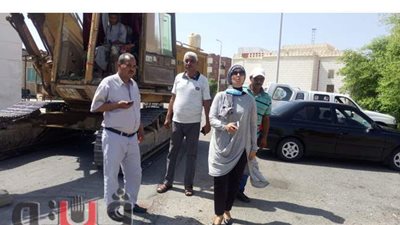 المغربي تتابع ربط بلوكات مجلس المدينة بشبكة الصرف الرئيسية