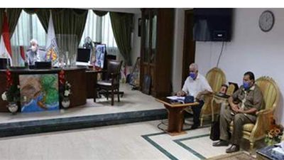 محافظ جنوب سيناء يتابع  الموقف المالي للمشروعات الجارية