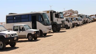 محافظ جنوب سيناء يتابع اصطفاف المعدات بجميع المدن لمجابهة أخطار السيول | صور