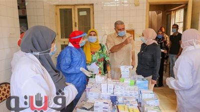 610 كشوف مجانية في القافلة الطبية الثالثة احتفالا بالعيد القومي الـ 222 للغربية