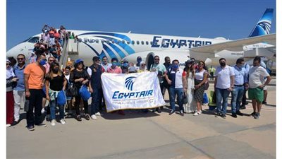 مصر للطيران تستكمل رحلاتها التشجيعية 