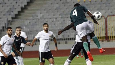 المصري والجونة يتعادلان سلبيا بالشوط الأول