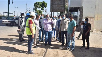 محافظ أسيوط يتفقد أعمال تطوير وتجميل كورنيش النيل وسور محطة المياه | صور