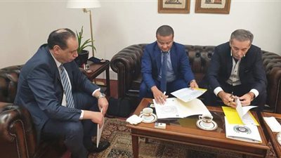 شعبة المستوردين بتجارية البحيرة توقع بروتوكول تعاون مع الغرفة العربية السلوفاكية