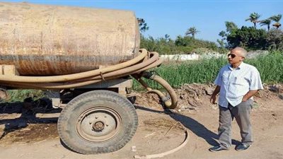 ضبط جرار كسح يلقى بالمخلفات بالمجارى المائية بطوخ في القليوبية