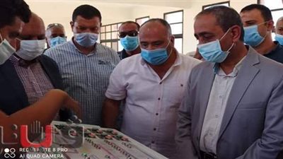 بشارة وعصمت يتفقدنان محطة مياه المستقبل