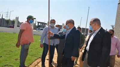 محافظ القليوبية يتفقد المنطقة الاستثمارية ببنها