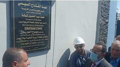 محافظ شمال سيناء يفتتح محطة ورافع مياه بالعريش | صور