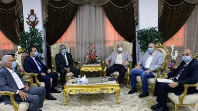 محافظ جنوب سيناء يستقبل رئيس جامعة الملك سلمان الدولية