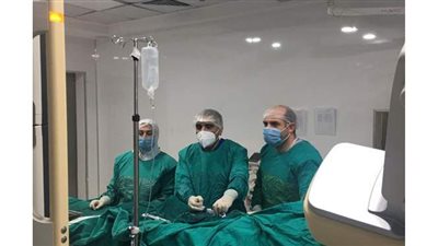 غلق غرفة عمليات مستشفى المصري الأمريكى بالنزهة