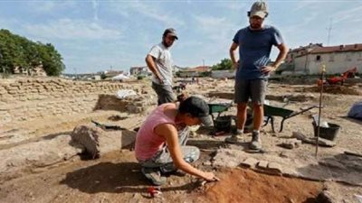 اكتشاف بلدة تعود للقرن السادس الميلادي في فرنسا