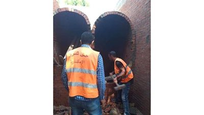 ضبط وإيقاف شروع فى بناء مخالف بشرق الإسكندرية