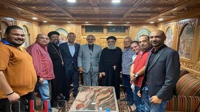 مطرانية بورسعيد تفتح أبوابها لاستقبال مرشحي انتخابات النواب | صور