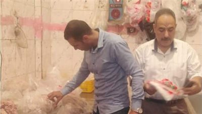ضبط 30 طن لحوم ودواجن فاسدة بالجيزة