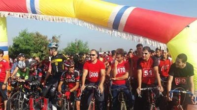 الغربية تنظم ماراثون  دراجات احتفالا بذكرى نصر  أكتوبر