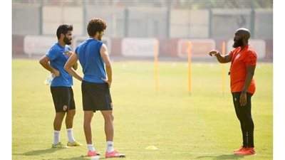 ‏تدريبات منفردة لأحمد الشيخ وصالح جمعة تحت إشراف كابليو