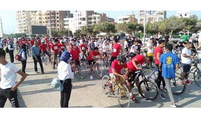 10 صور ترصد ماراثون الدراجات  بالإسماعيلية