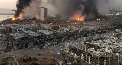 سقوط جرحى في انفجار خزان مازوت ببيروت وفرق الإطفاء تحاول السيطرة على الحريق