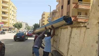 رفع المخلفات بقطاع هضبة الهرم في حملة مكبرة | صور