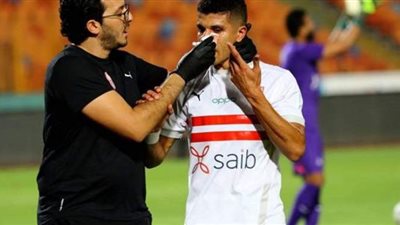 محمد عبدالغني يشارك في تدريبات الزمالك