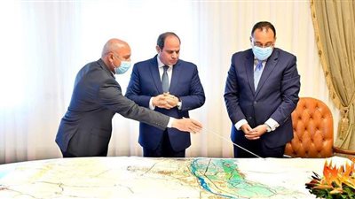 السيسي يبحث موقف القطار الكهربائي السريع الرابط بين العين السخنة والعلمين