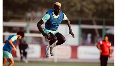 أليو بادجي وأيمن أشرف ينتظمان في تدريبات الكرة