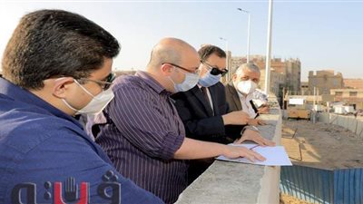 محافظ بني سويف يتفقد مشروعي تطوير الكورنيش وكوبري مزلقان المديرية