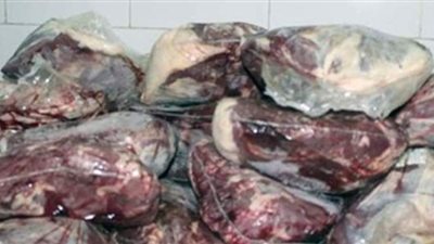 التحفظ على ٥ أطنان لحوم فاسدة بأوسيم لفحصها