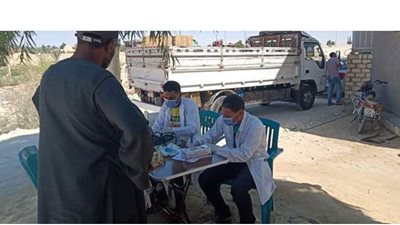 توقيع الكشف على 66 ألف مواطن بحملة 100 مليون صحة في الوادي الجديد