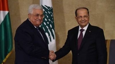 عباس لـ«عون»: نؤكد التزام جميع الفصائل الفلسطينية بأمن المخيمات