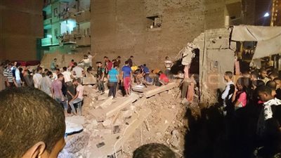 سقوط جزء من عقار في بورسعيد دون إصابات