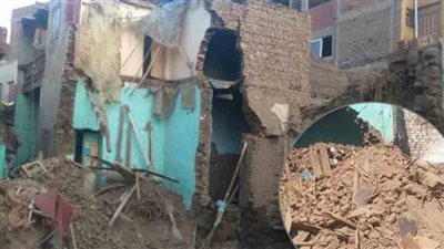 إخلاء منزل آيل للسقوط بطوخ