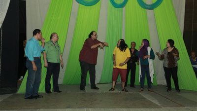 أبو الليف ومحسن محيي الدين في كواليس «كينج كونج» (صور)