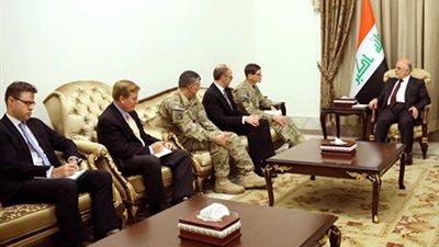 العبادي يبحث مع القيادة المركزية الأمريكية سير عمليات معركة الموصل