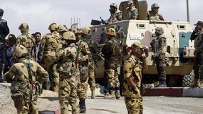 الجيش يواصل ملاحقة الجماعات الإرهابية بشمال سيناء