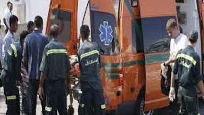 مصرع أمين شرطة وإصابة آخر في انقلاب سيارة بطريق حلوان-الكريمات