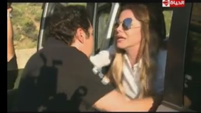 بالفيديو..رزان مغربي محتضنة هاني رمزي: متعملش مقالب في حد تانى