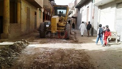 حملة نظافة وتجميل في شوارع المراغة بسوهاج