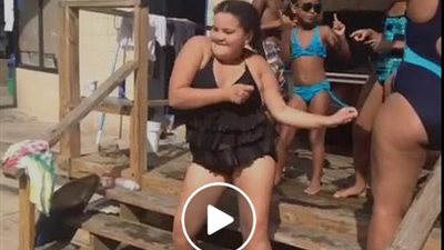 رقصة طفلة بدينة تخطف أنظار نشطاء «فيس بوك» (فيديو)