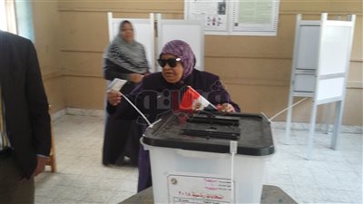 الأم المثالية البديلة تدلي بصوتها في بني سويف (صور)