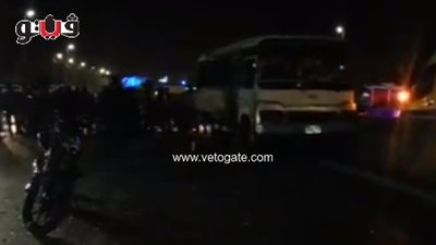 أهالي منيا القمح يشيعون جثامين 6 أشخاص من أسرة واحدة ضحية حادث الوراق