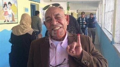 عبد الله جورج يدلي بصوته في الانتخابات الرئاسية